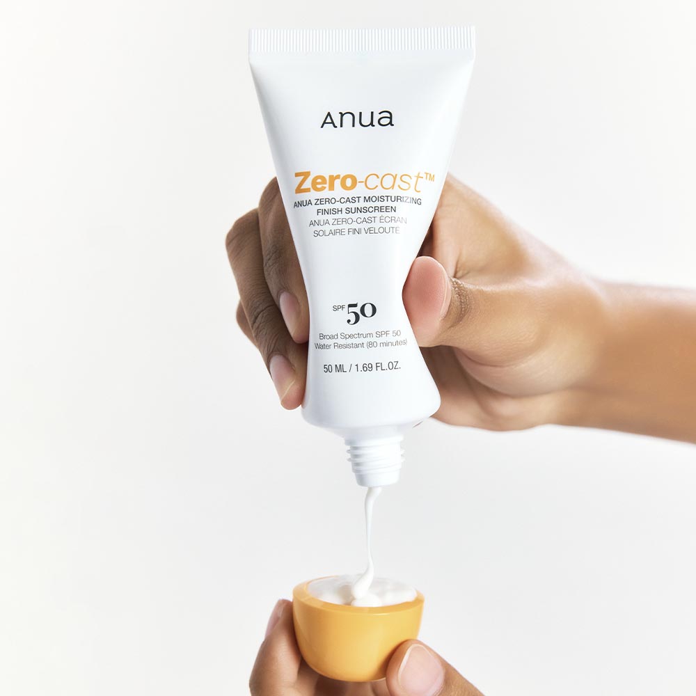 ANUA ZERO-CAST MOISTURIZING FINISH SUNSCREEN (PROTECTOR SOLAR SPF 50 RESISTENTE AL AGUA)